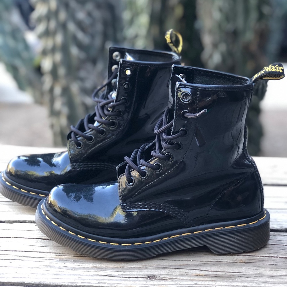 Dr Martens Patent Leather Boots